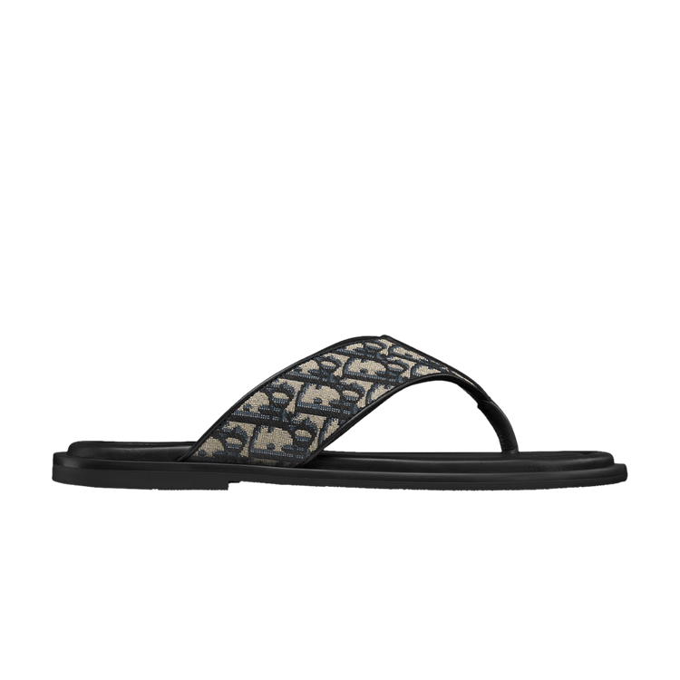 

Кроссовки Dior Alias Thong Sandal 'Dior Oblique - Beige Black', черный