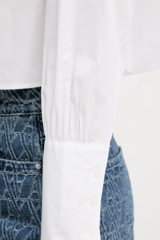 

Хлопковая рубашка Armani Exchange, белый