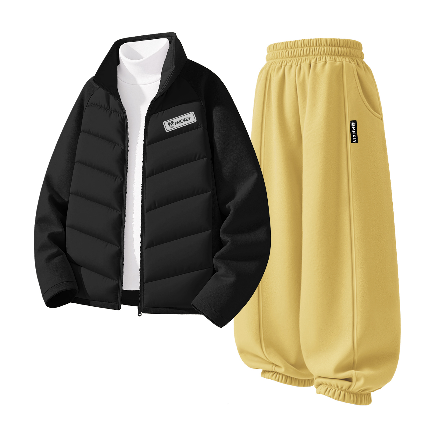 

Детская повседневная спортивная одежда Disney, черный/желтый