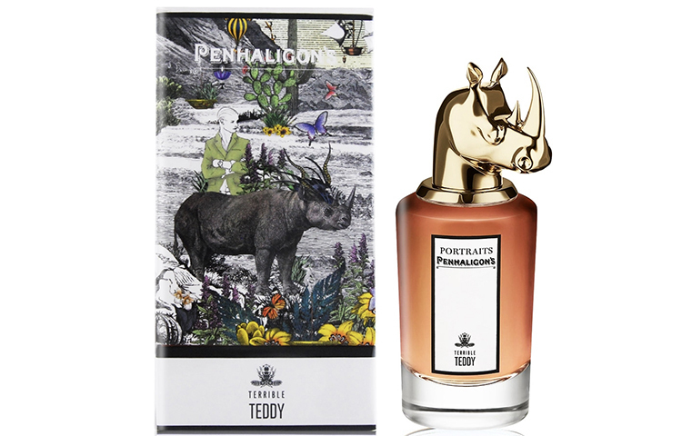 Парфюмерная вода panhailigen beast clan rhinoceros мужская с кожаным аккордом 75ml PENHALIGON'S — фото 3