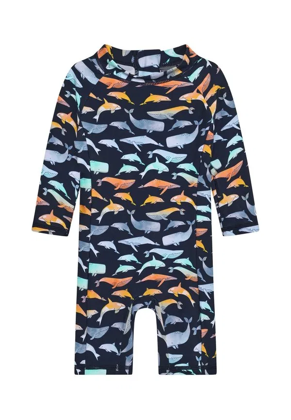 Детский комбинезон с длинными рукавами, с принтом по всей поверхности, Color Kids, Dress Blues