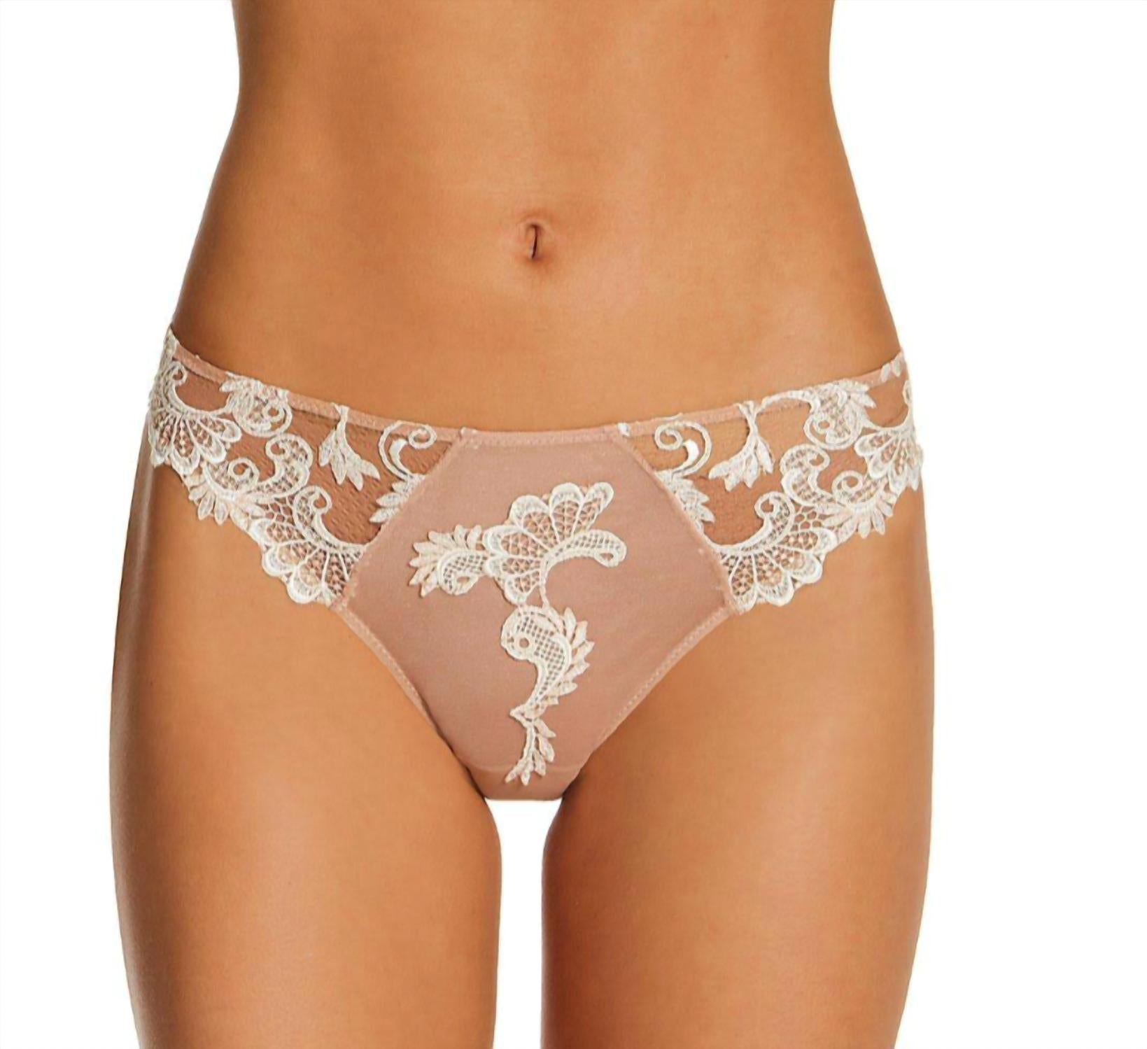 

Итальянские кружевные трусики в цветочном стиле Amber Nacre Lise Charmel, Amber Nacre