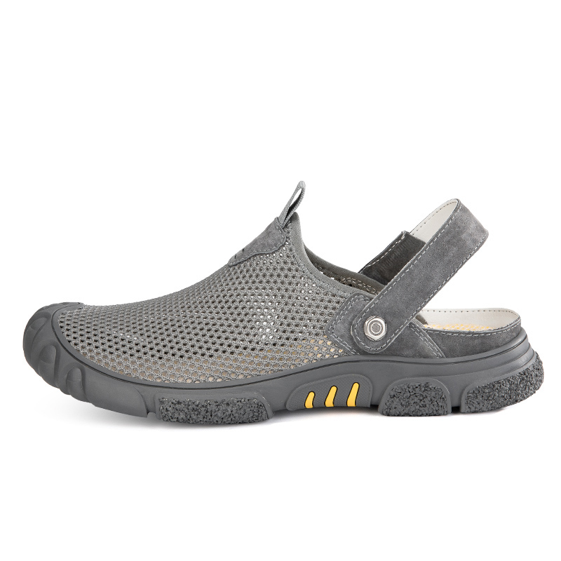 

BAGE Нескользящие легкие мужские повседневные кеды Low Top - серые с частичной поддержкой, цвет Gray Half-Support