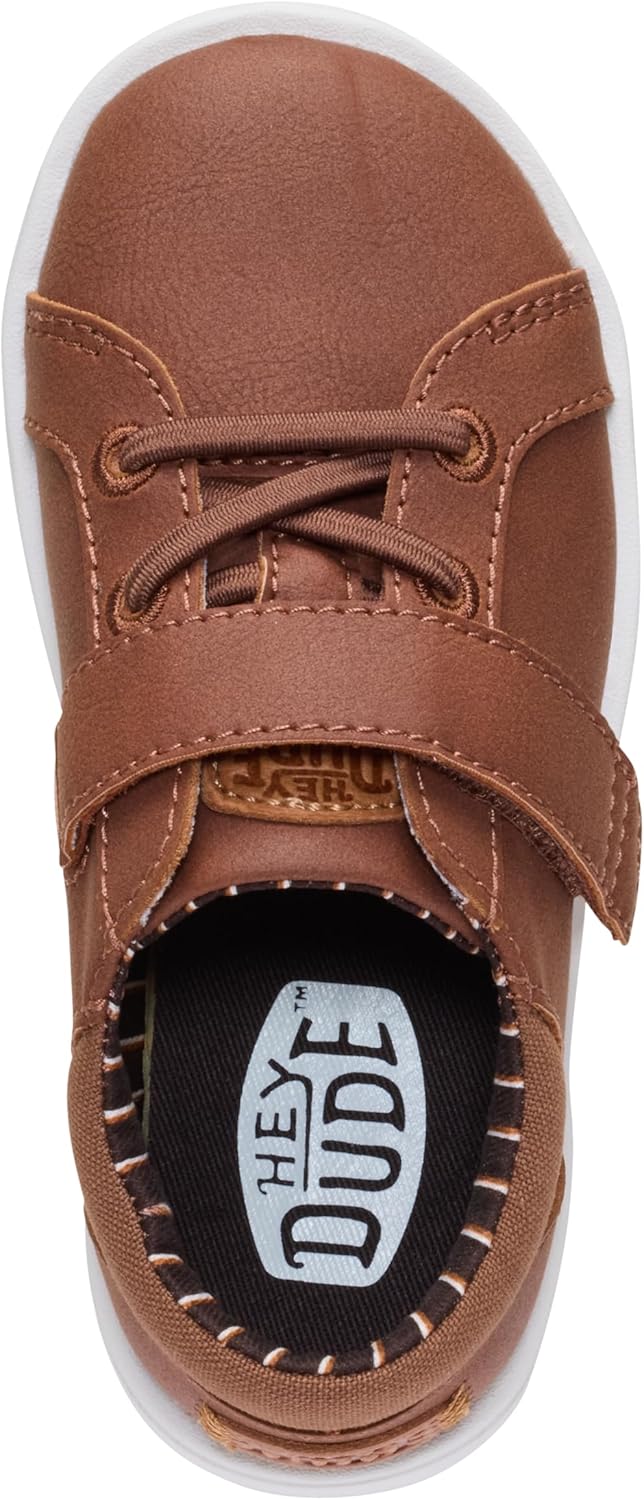 Детские кроссовки для мальчиков Paul Pro AC Classic Heydude, Cognac — фото 3