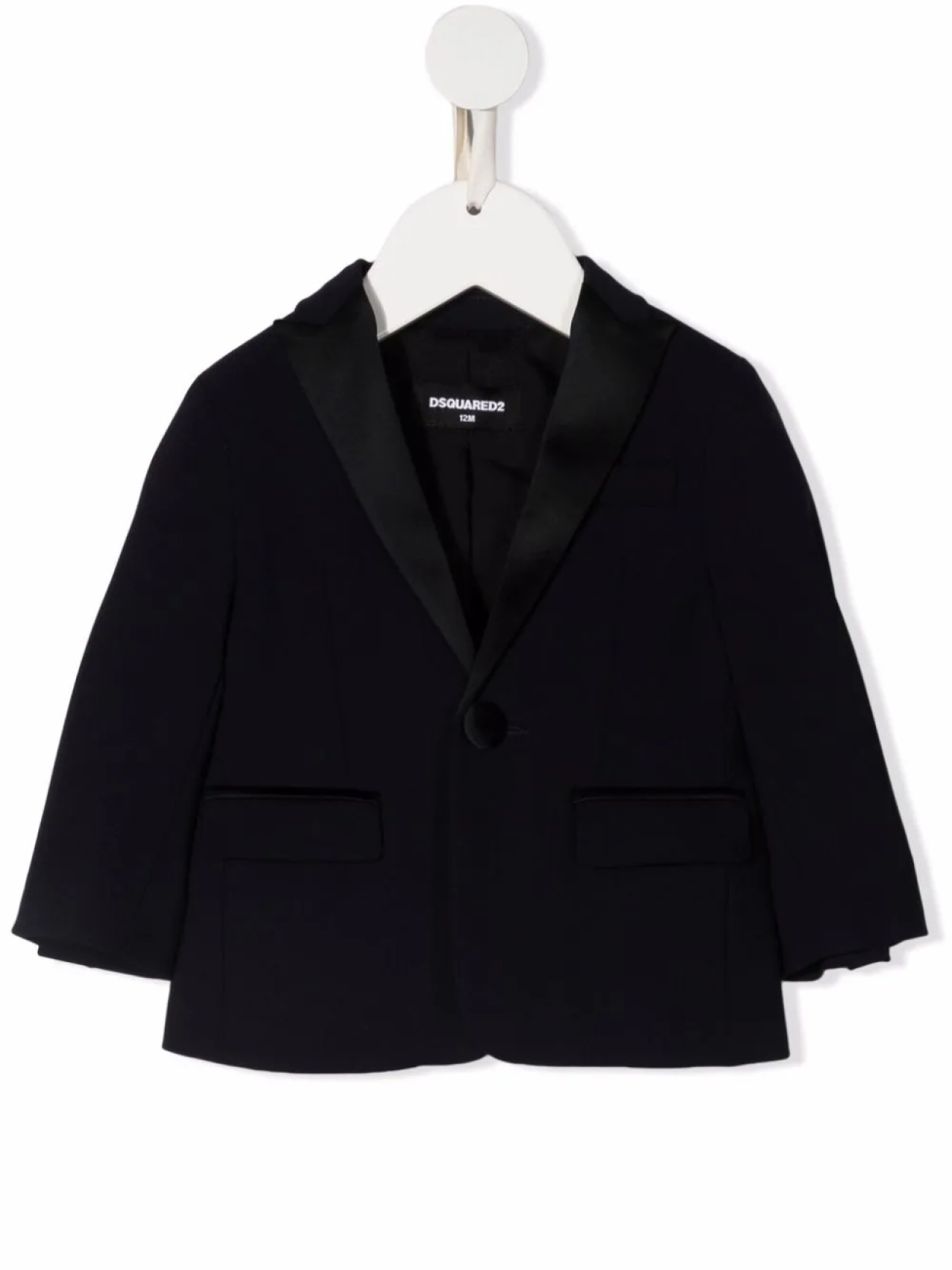 

DSQUARED2 KIDS шерстяной однобортный блейзер, синий