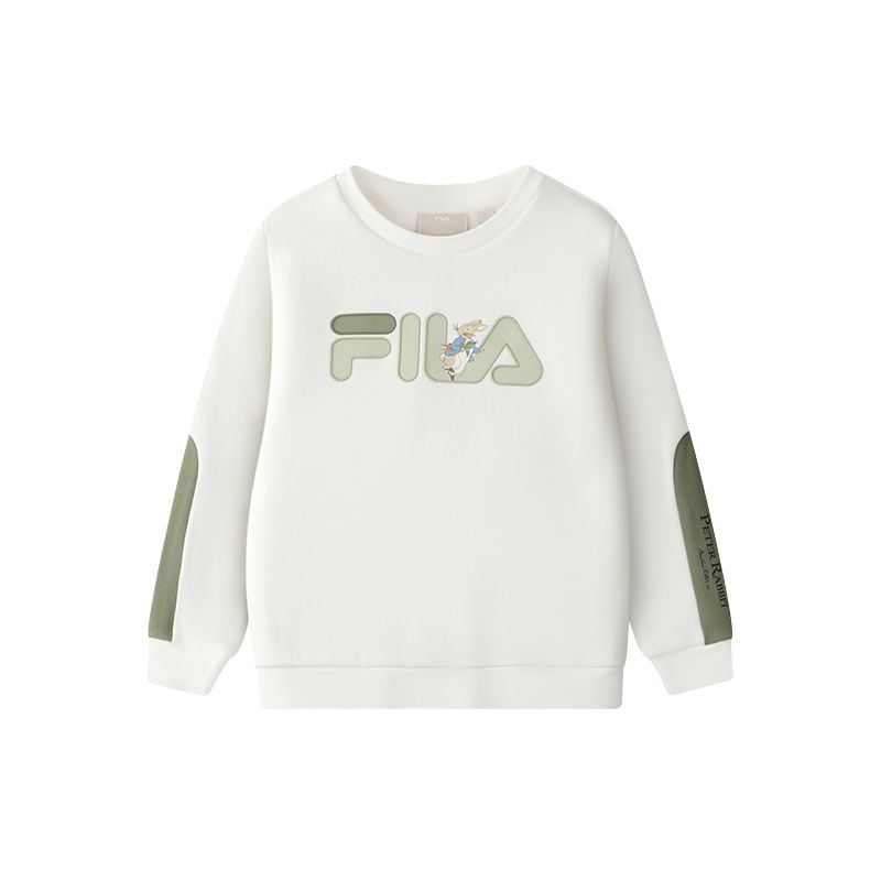 Толстовка для детей 3-7 лет FILA KIDS, белый