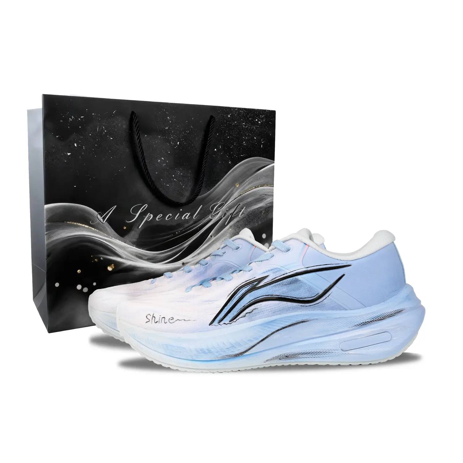 

Li Ning Yueying 5 Абразивостойкие дышащие низкие кроссовки для бега и повседневной носки мужские Li-Ning, синий (special shopping bag)