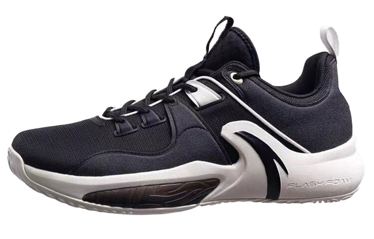 

Баскетбольные кроссовки Swoosh 1.0 мужские низкие черные/цвет слоновой кости Anta