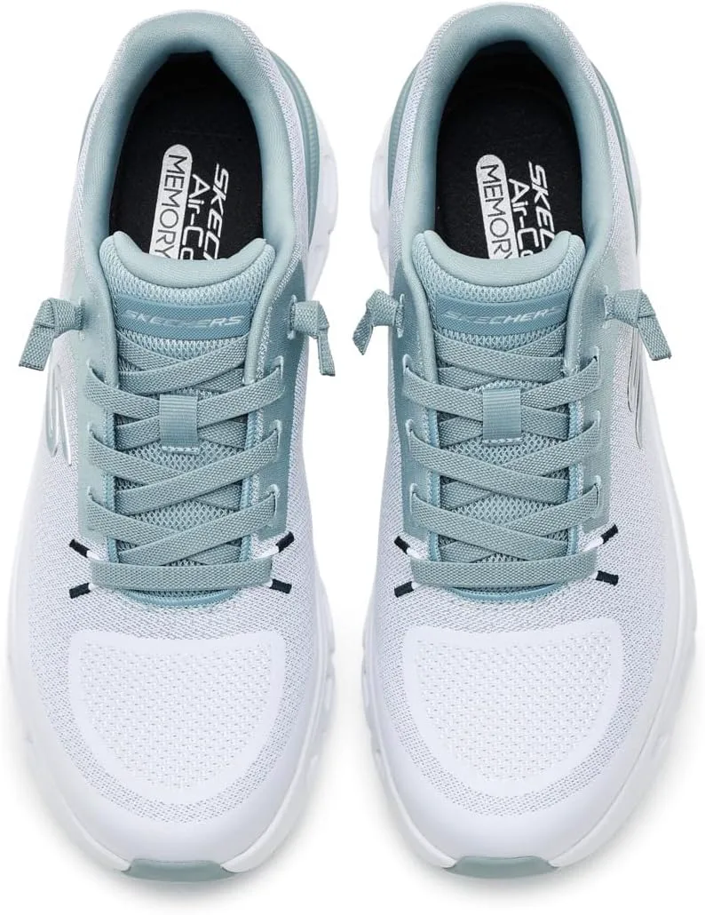 Мужские кроссовки Skechers Glide-Step Pro Waverra, белый/светло-голубой — фото 2