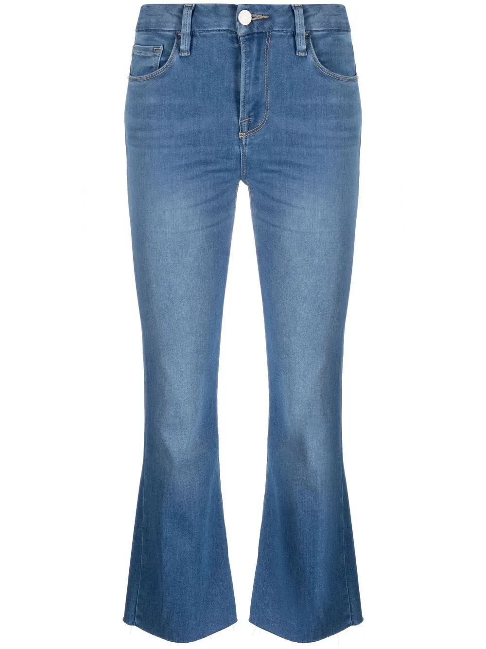

Укороченные джинсы Le Crop Mini Boot FRAME, синий