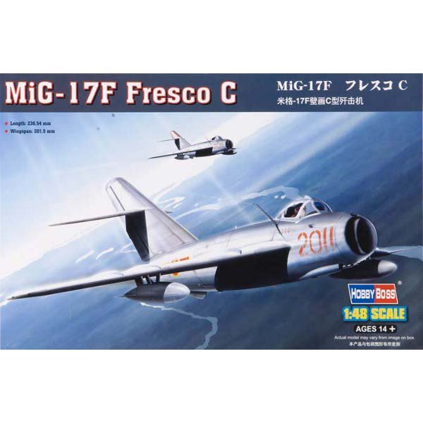 

Комплект модели МиГ17Ф Fresco C Hobby Boss