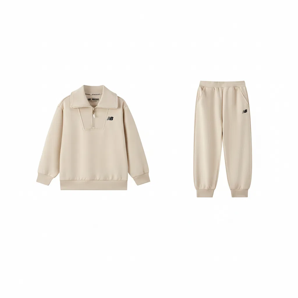 Детский спортивный костюм Casual Sportswear 2 Piece Set New Balance, Light Beige