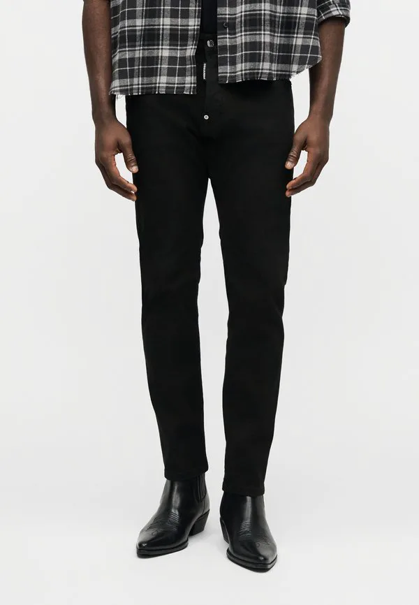 Узкие джинсы "тедди" Dsquared2, Black — фото 3