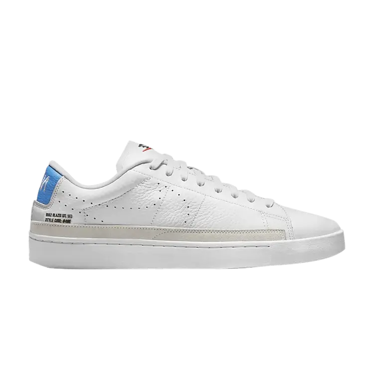 

Кроссовки Nike Blazer Low X 'White Light Photo Blue', белый
