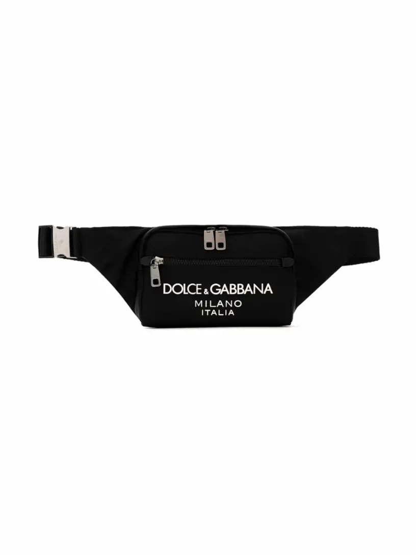 

Сумка-пояс с логотипом Dolce&Gabbana, черный