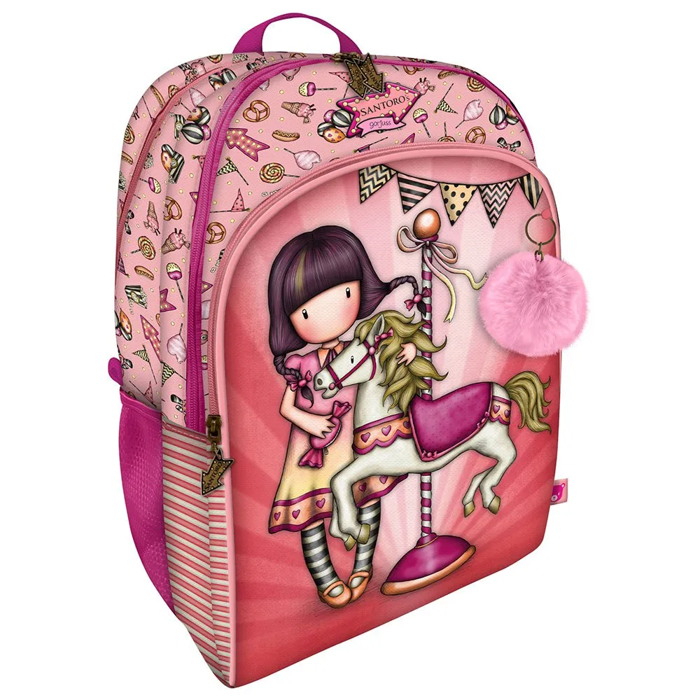 

Рюкзак Santoro London Gorjuss Fairground Carousel объемом 33 л, розовый