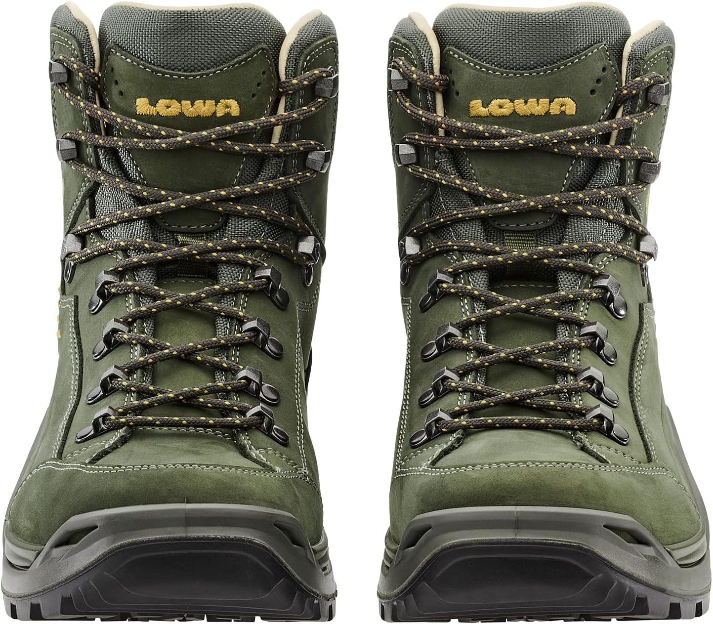 Ботинки LOWA Renegade Evo LL Mid, средний размер, Olive Mustard. — фото 3