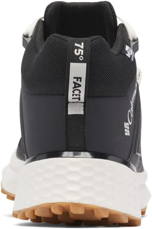 Мужские походные кроссовки Columbia Facet 75 Mid Outdry, Black/Light Sand — фото 4
