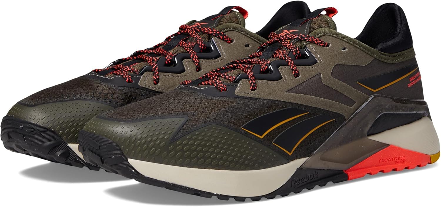Мужские кроссовки Reebok Reebok X Jurassic World Nano X2 AdventureCross, зеленый/черный/красный — фото 2