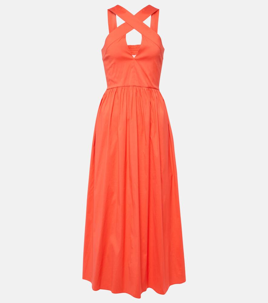

Стельвио платье миди из хлопковой смеси Max Mara, Corallo
