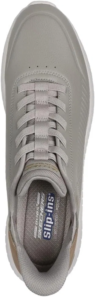 Мужские кроссовки Skechers Squad Chaos Bungee Slip In, Taupe — фото 2