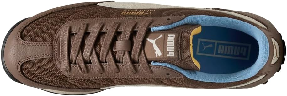 Мужские кроссовки PUMA Easy Rider Futbolito с шнуровкой, повседневные- коричневые — фото 4