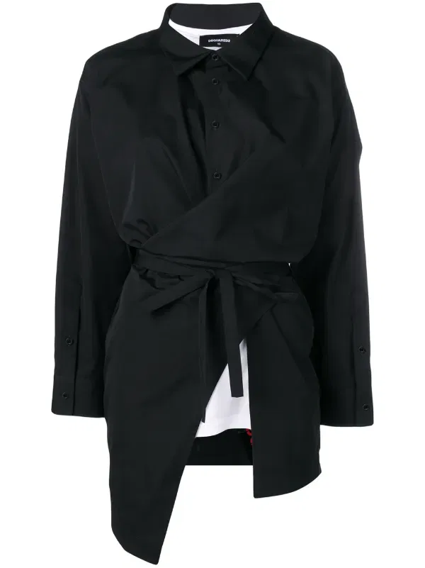 Платье Нины из ленты Dsquared2, черный