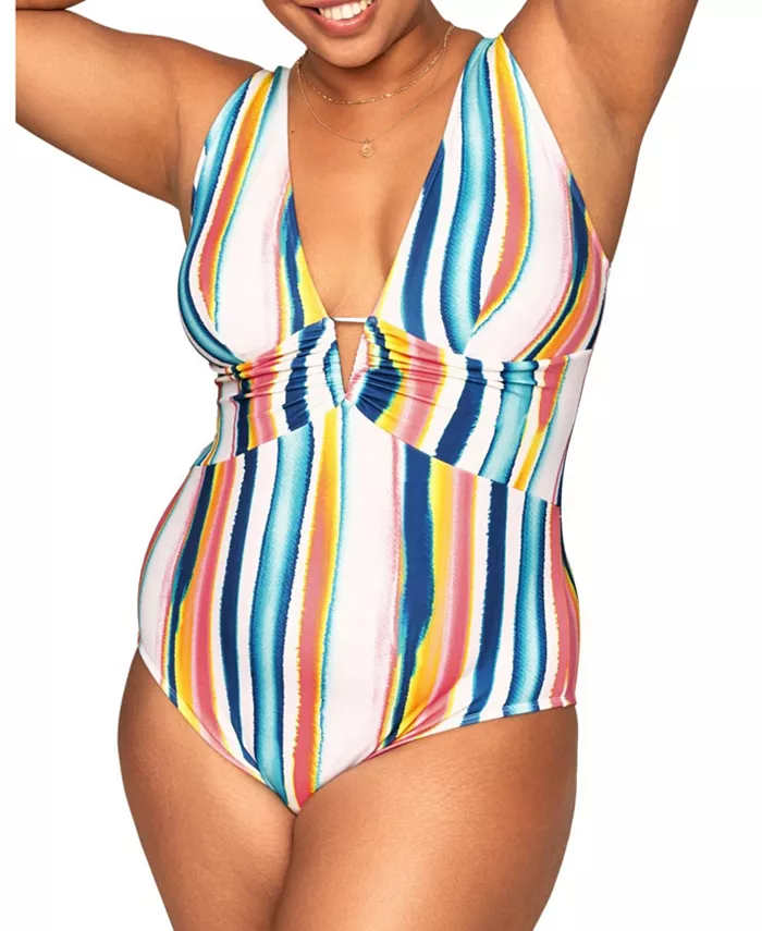 

Купальник Plus Size Andria цельный Adore Me, мультиколор