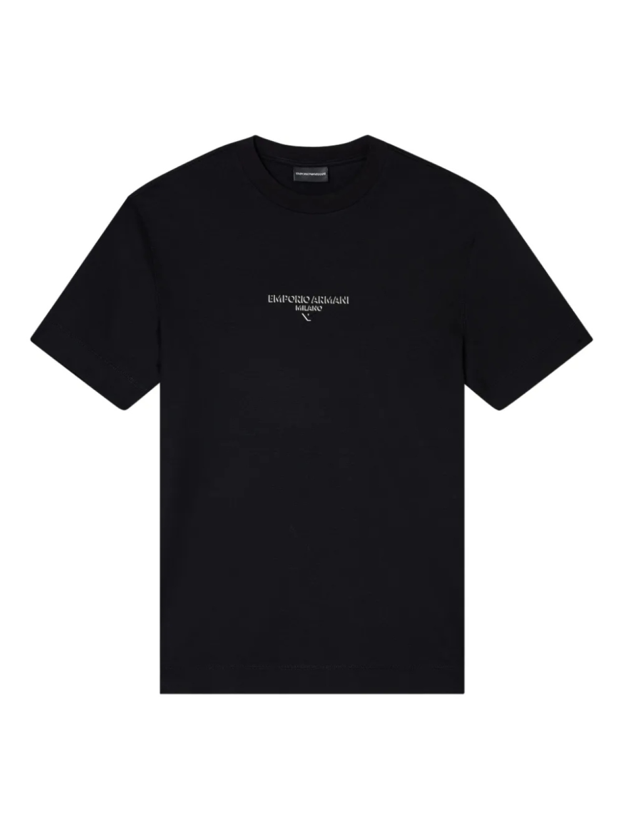 

Emporio Armani футболка с вышитым логотипом, черный