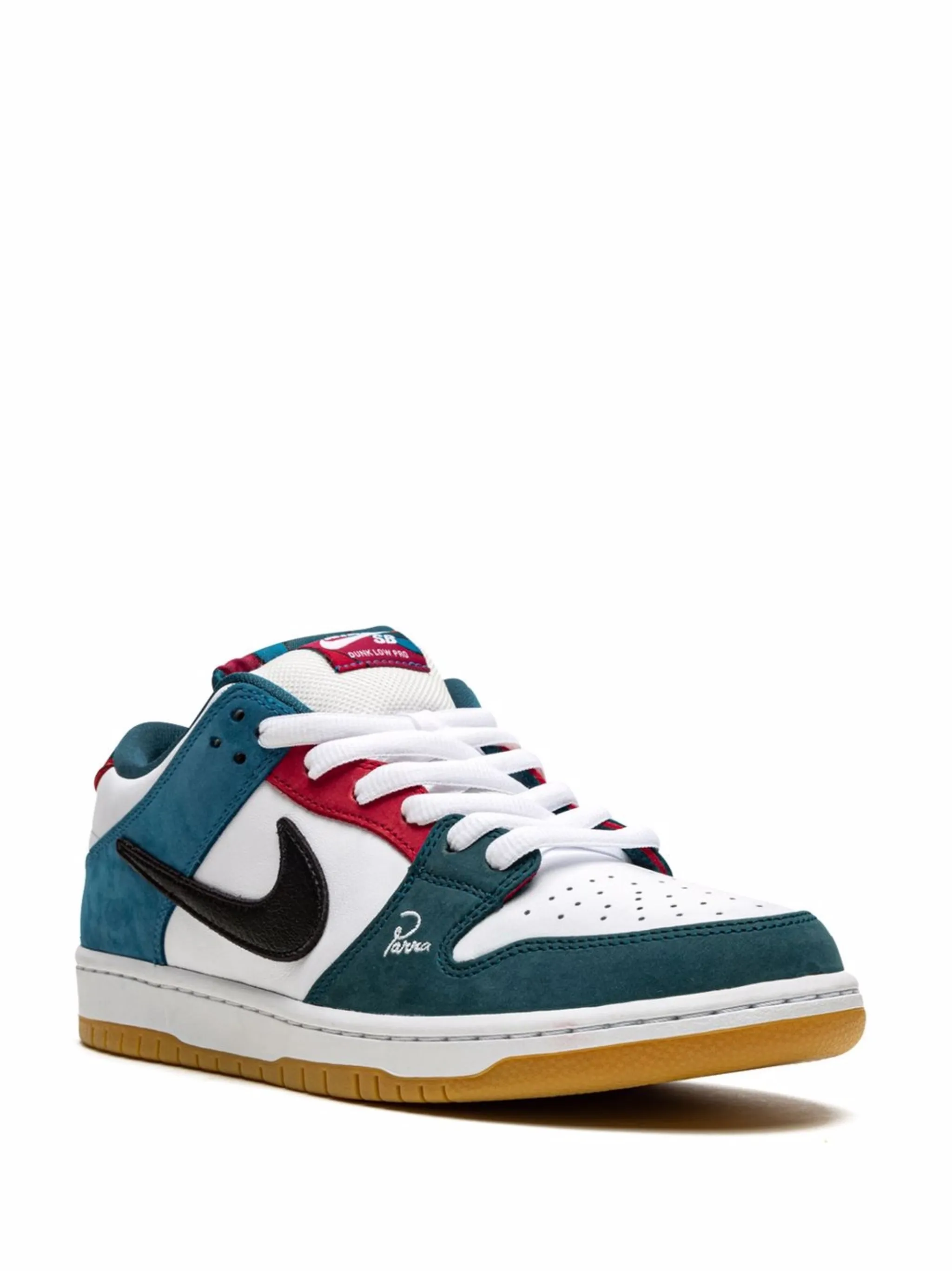Кроссовки Dunk SB Low Pro QS из коллаборации с Parra Nike, белый — фото 2