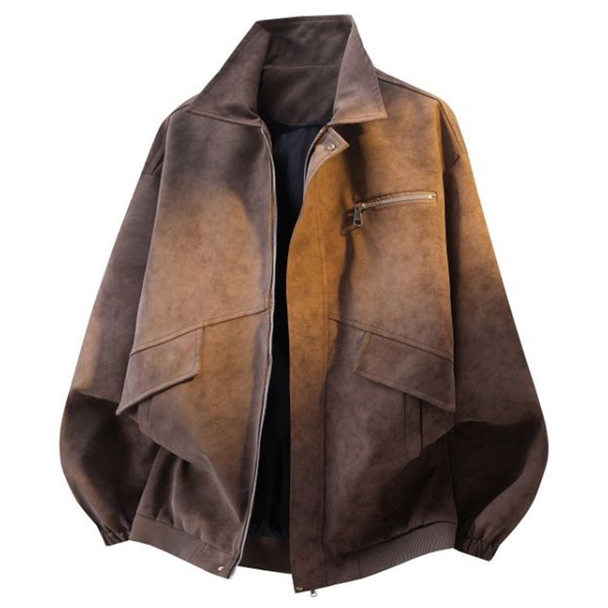 

Куртка Unisex Lapel Moderate Instructor X1617, coffee jacket