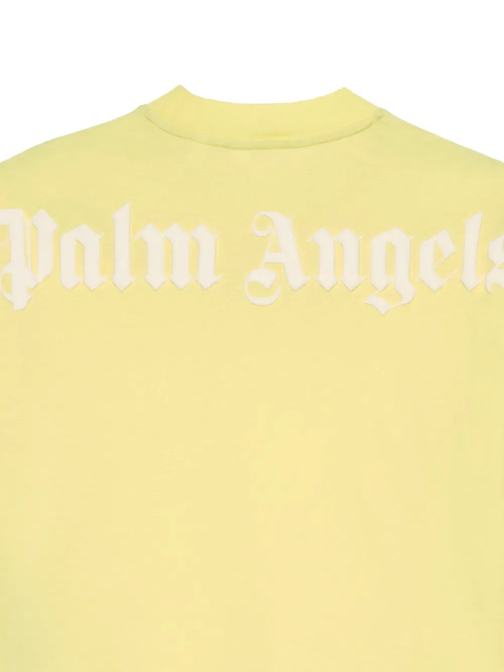 Футболка с круглым вырезом Palm Angels Kids, желтый — фото 3