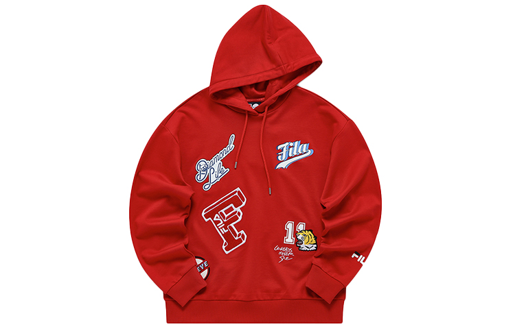 

FILA FUSION Свитшот серии BASEBALL, женские, красная