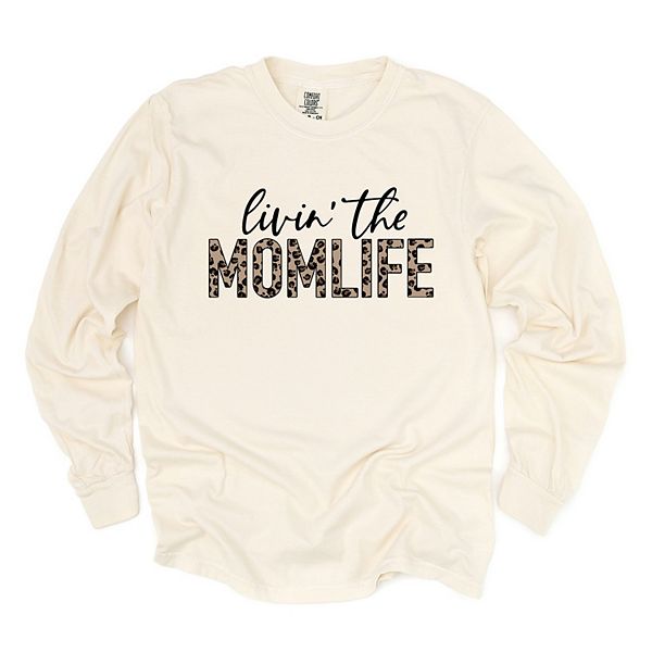 

Футболка Livin' the mom life leopard garment dyed long sleeve Simply Sage Market, Ivory, Зеленый, Футболка Livin' the mom life leopard garment dyed long sleeve Simply Sage Market, Ivory