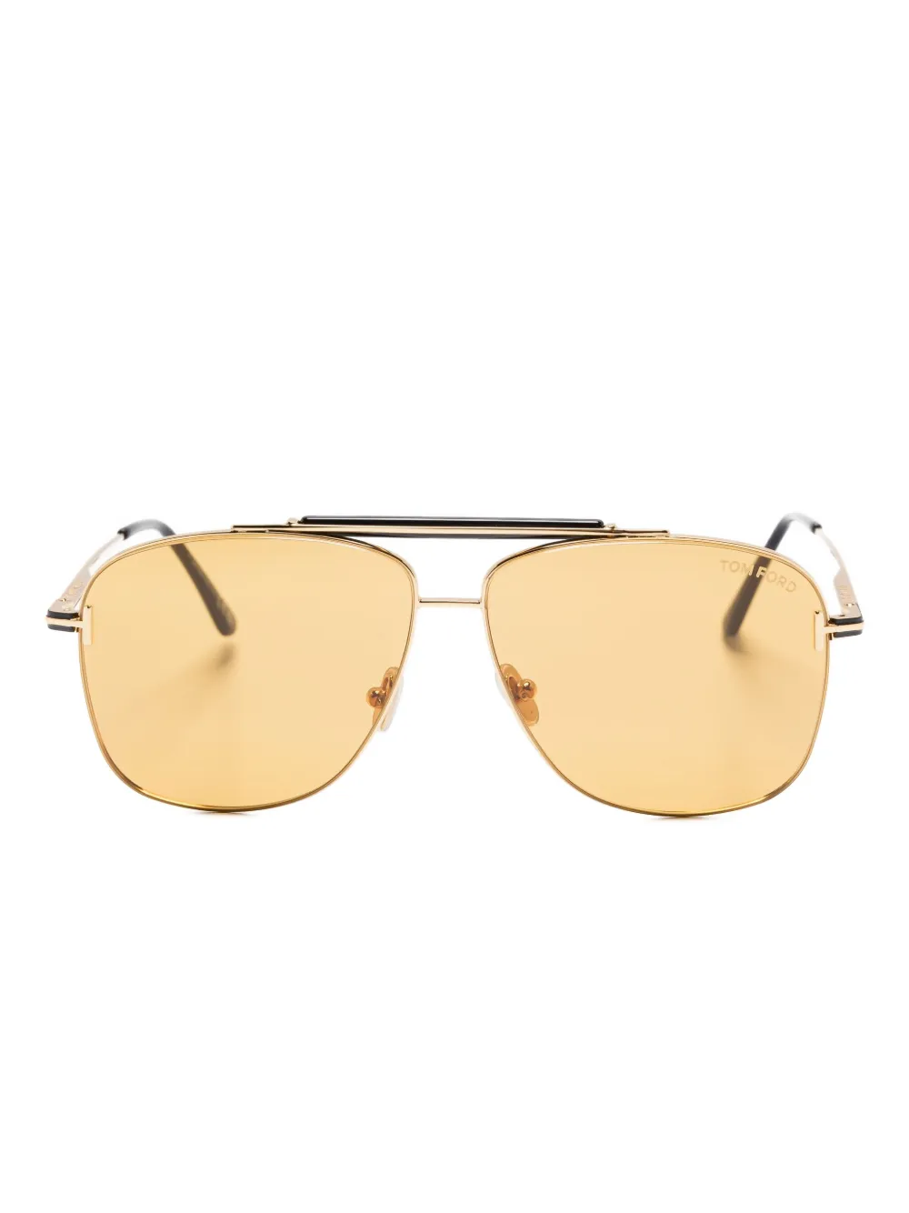 

Солнцезащитные очки Jaden из золотистого металла TOM FORD Eyewear, золотой