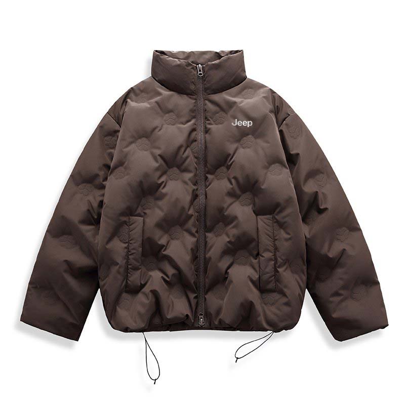 

Пуховик Unisex Stand Collar Thickened Others Jeep, coffee