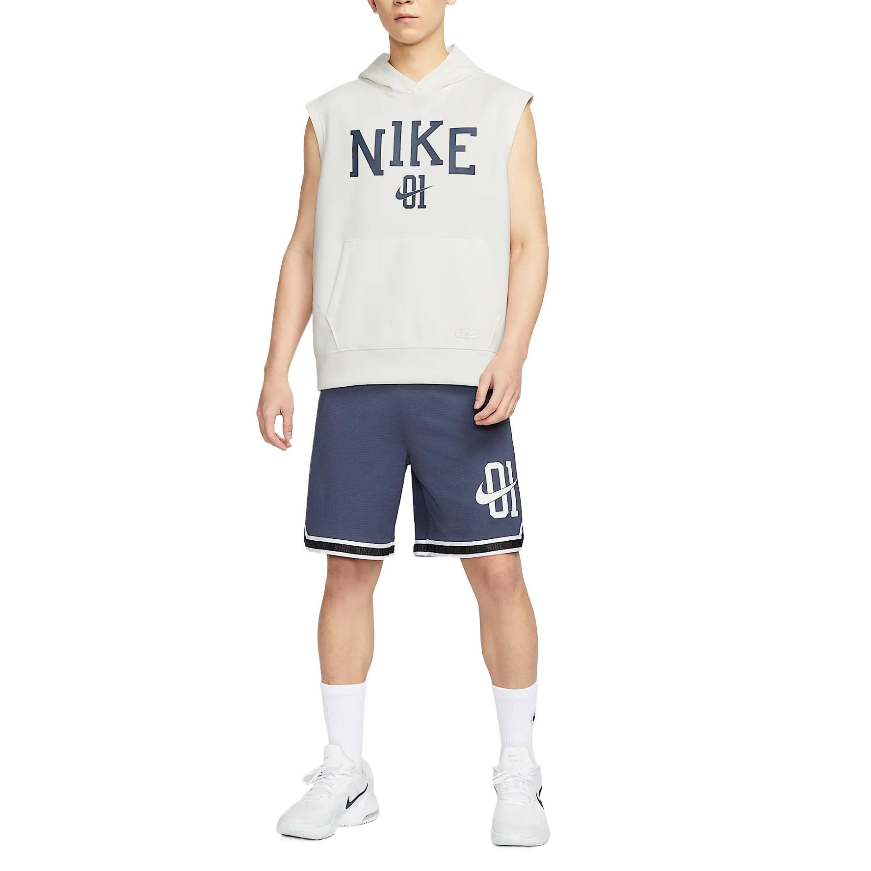 Nike Топ баскетбольной коллекции nba dri fit мужской sail white — фото 4
