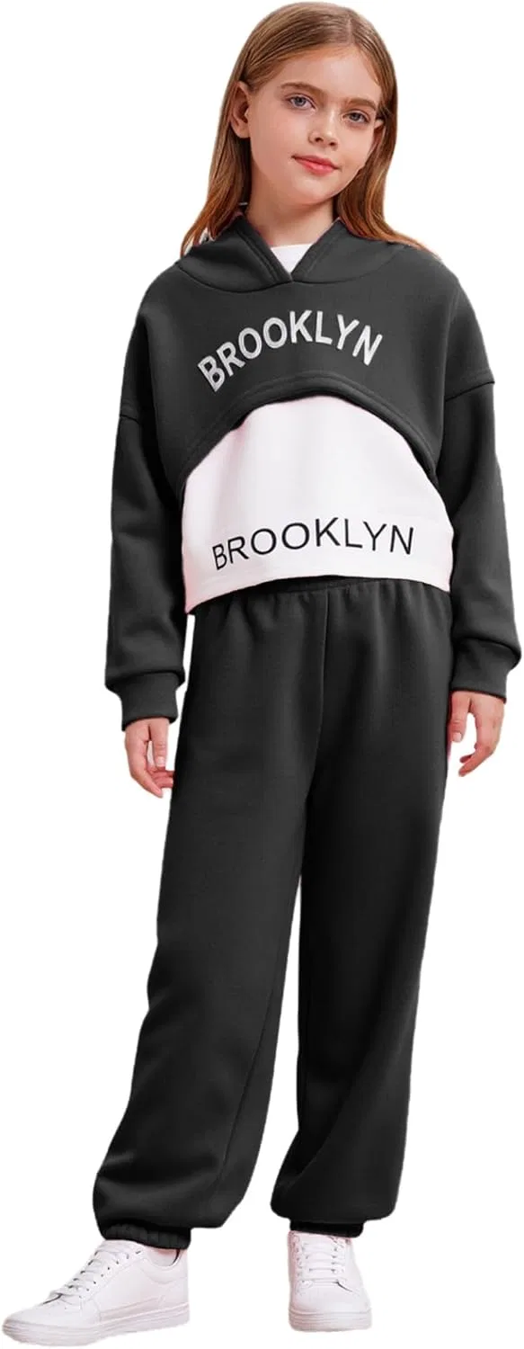 Детский спортивный костюм из 3 предметов Linjinx, Black, размерная линейка 3-10 лет