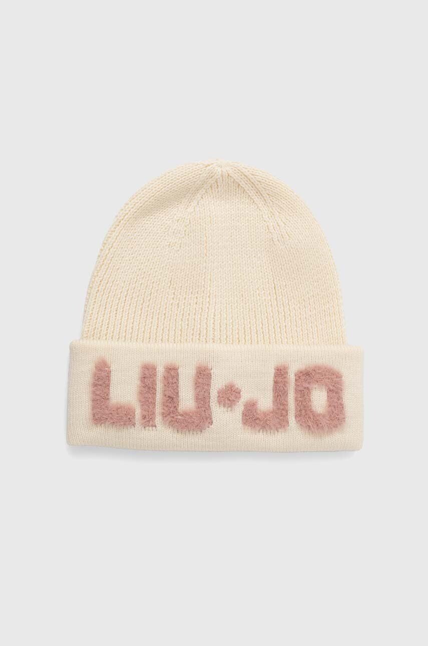 

Шерстяная шапка Liu Jo, бежевый