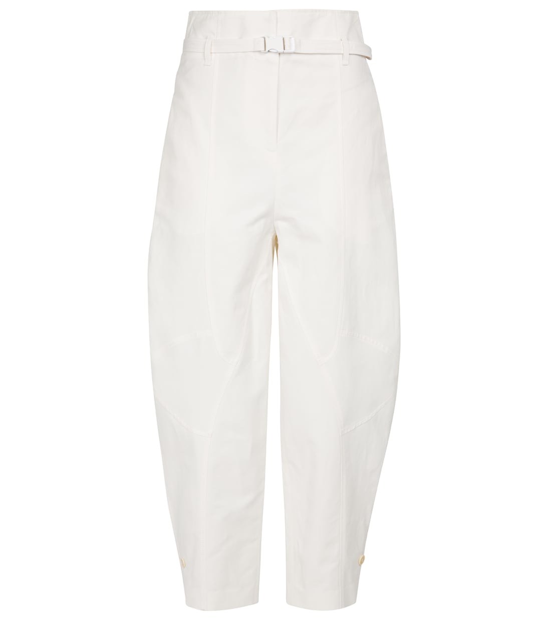 

Укороченные брюки Daisy с высокой талией Stella McCartney, кремовый