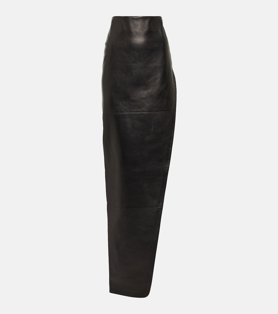 

Кожаная юбка макси Ann Demeulemeester, черный