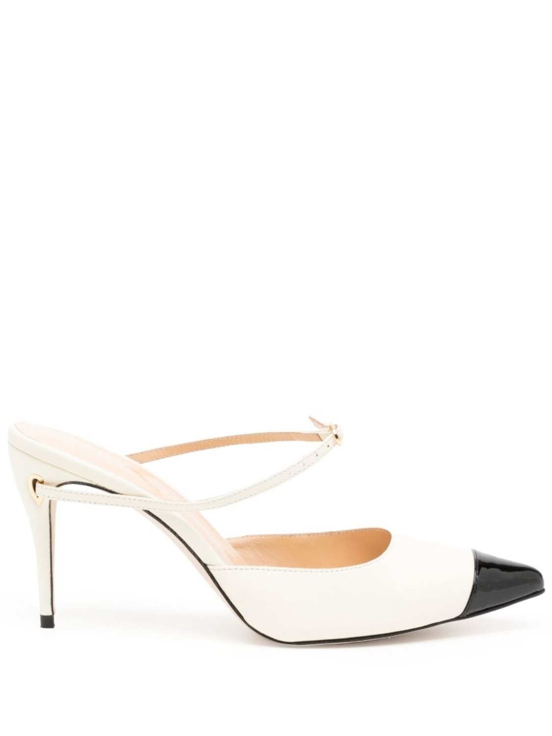 

Мюли Giuseppe 85 с заостренным носком Jennifer Chamandi, белый