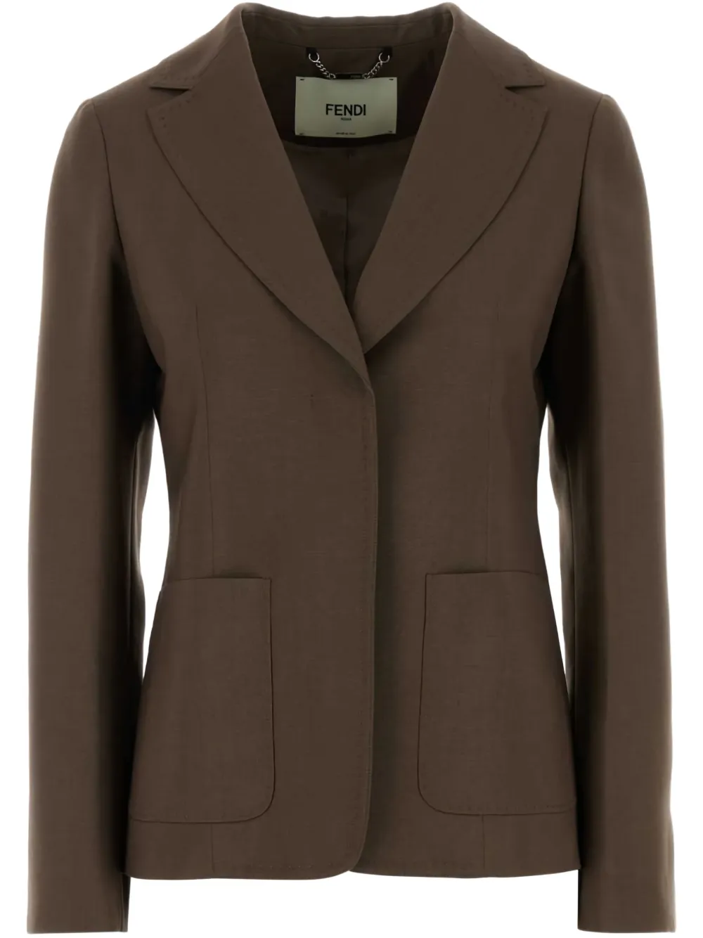 

Однобортный пиджак FENDI