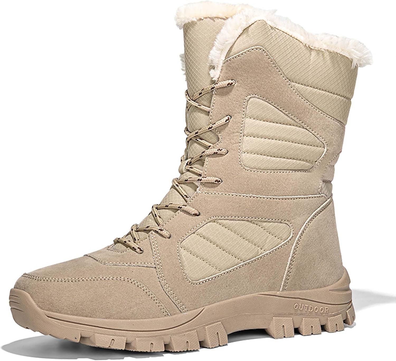 

Мужские и женские модные зимние сапоги снегоходы, водонепроницаемые, теплые, для зимних походов, бездорожья, охоты, кемпинга, снаряжение, боевые военные сапоги, для активного отдыха и тактические обувь Generic, хаки