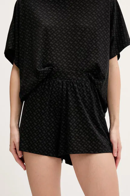 Шорты пижамные из лиоцелла B Logo_Shorts BOSS, черный