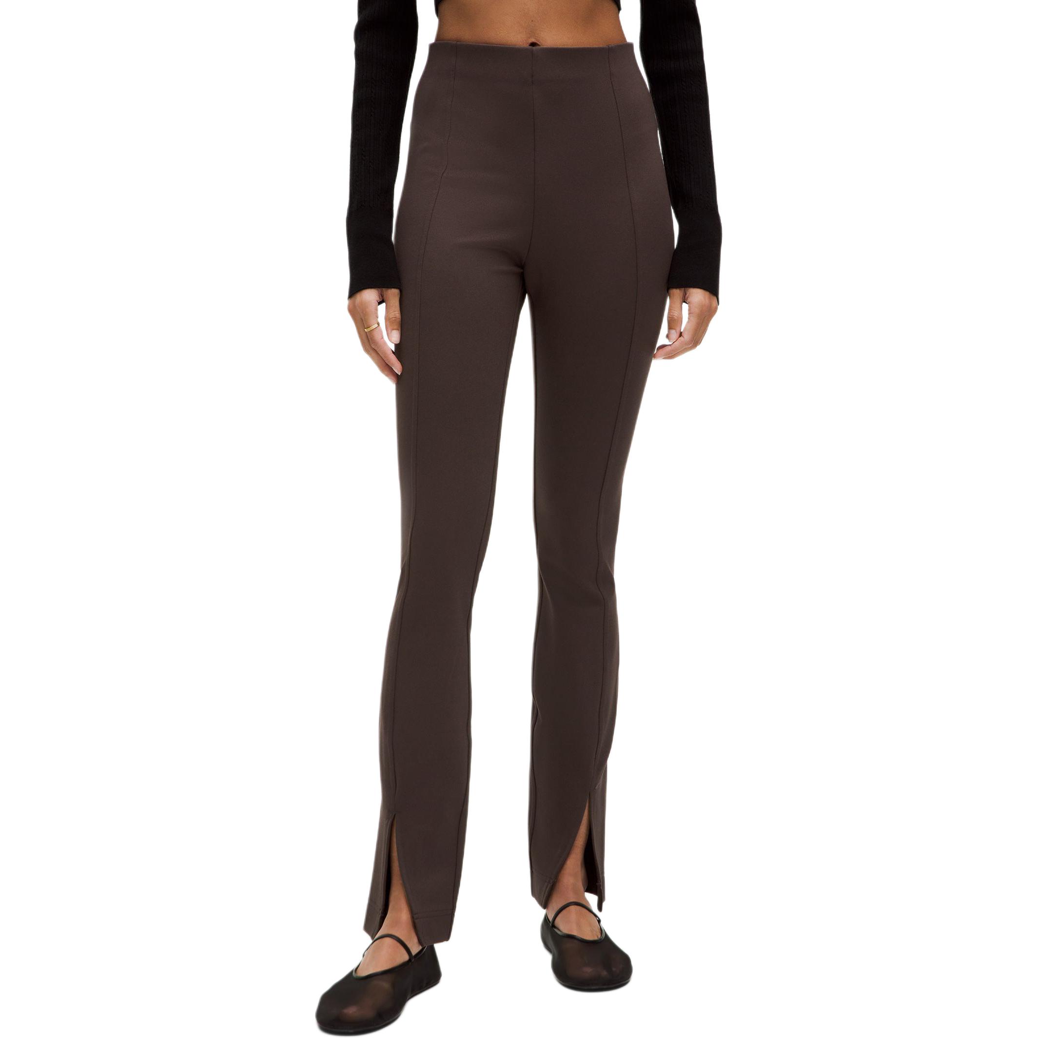 

Зауженные брюки на резинке женские Lululemon, Drip Coffee