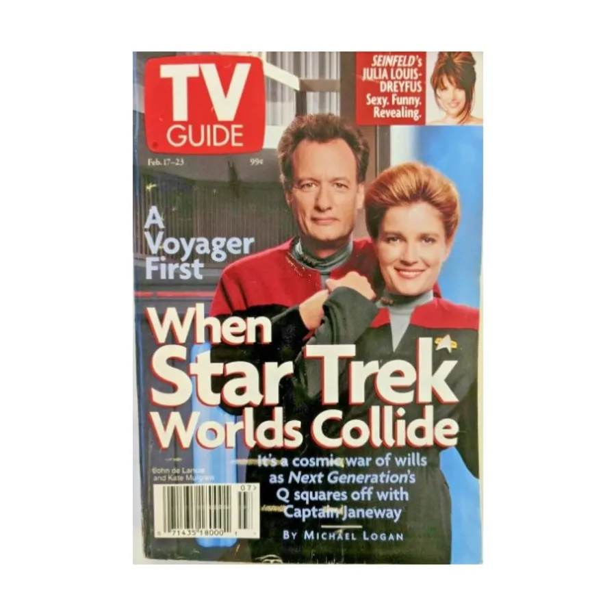 

Журнал When Star Trek Worlds Collide (February 17-23, 1996), TV Guide