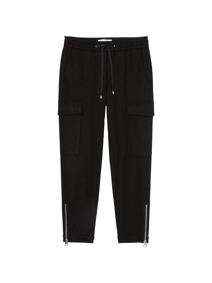 

Тканевые брюки Marc O'Polo Cargo-Travelpants tapered, черный