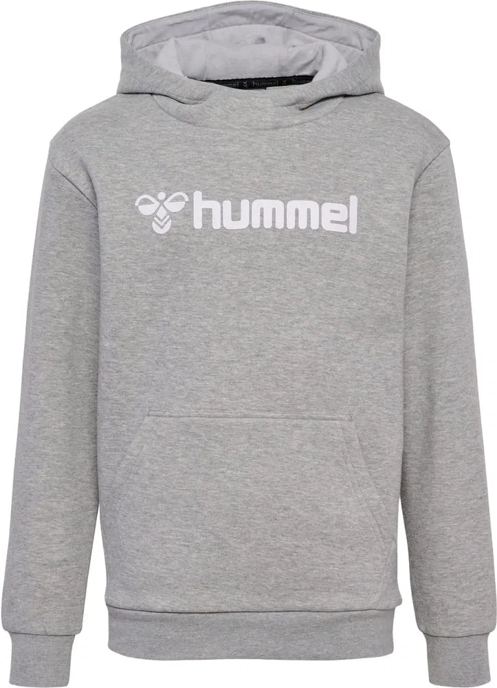 Свитшот детский хлопковый Hummel, серый — фото 3