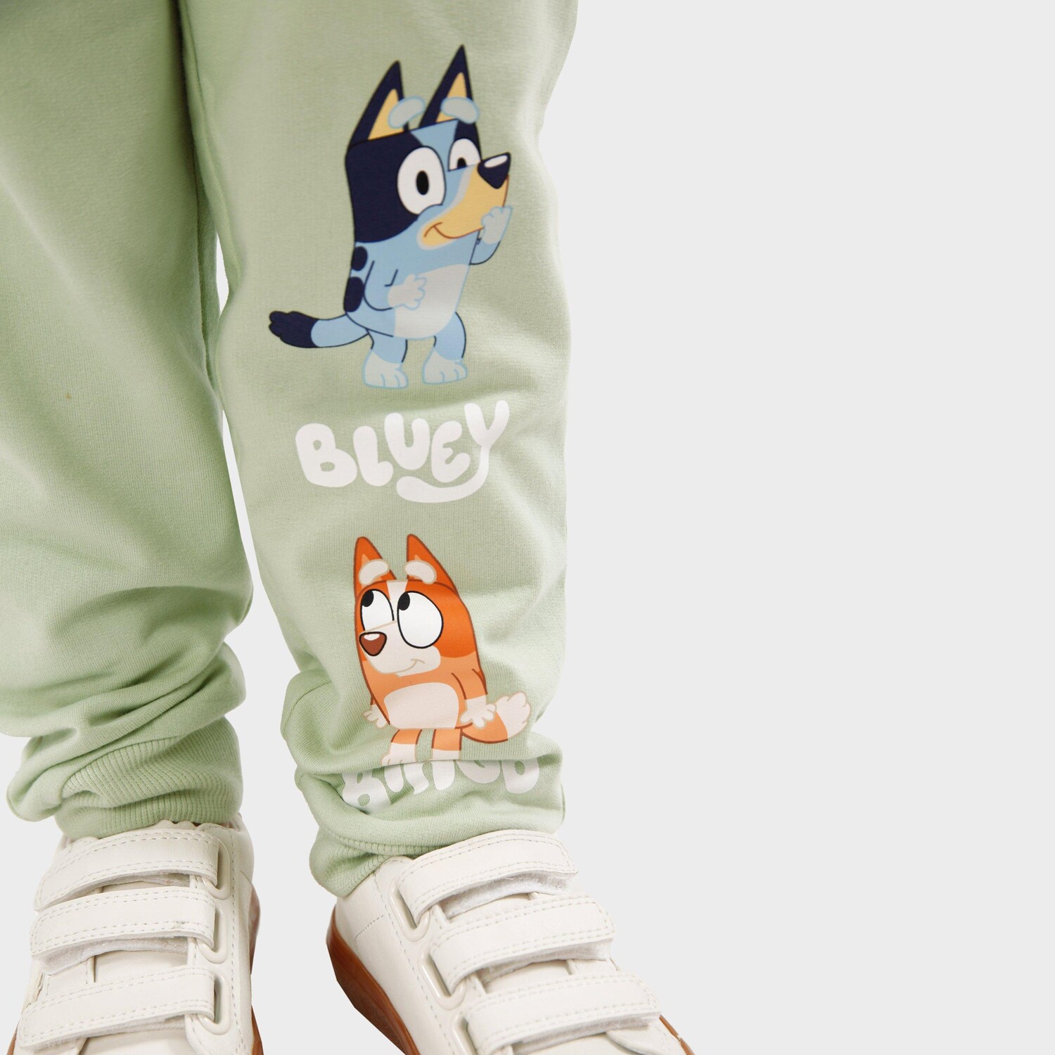 Комплект из толстовки и джоггеров Bluey, зеленый — фото 4